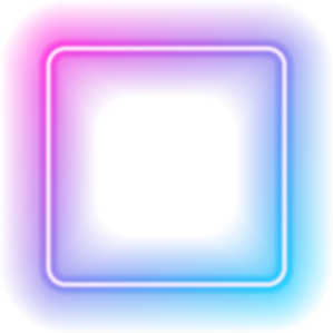 Square Neon Frame